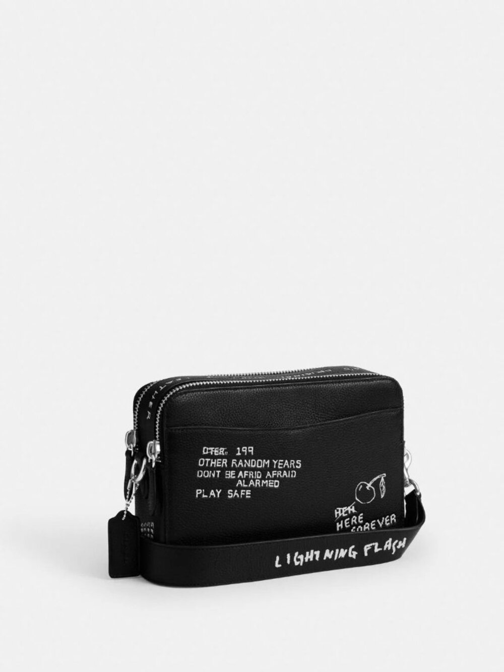 Coach Charter Crossbody Bag 24 With Sketch Print CAK20 In Black Mult | BNWT - Picture 5 of 12